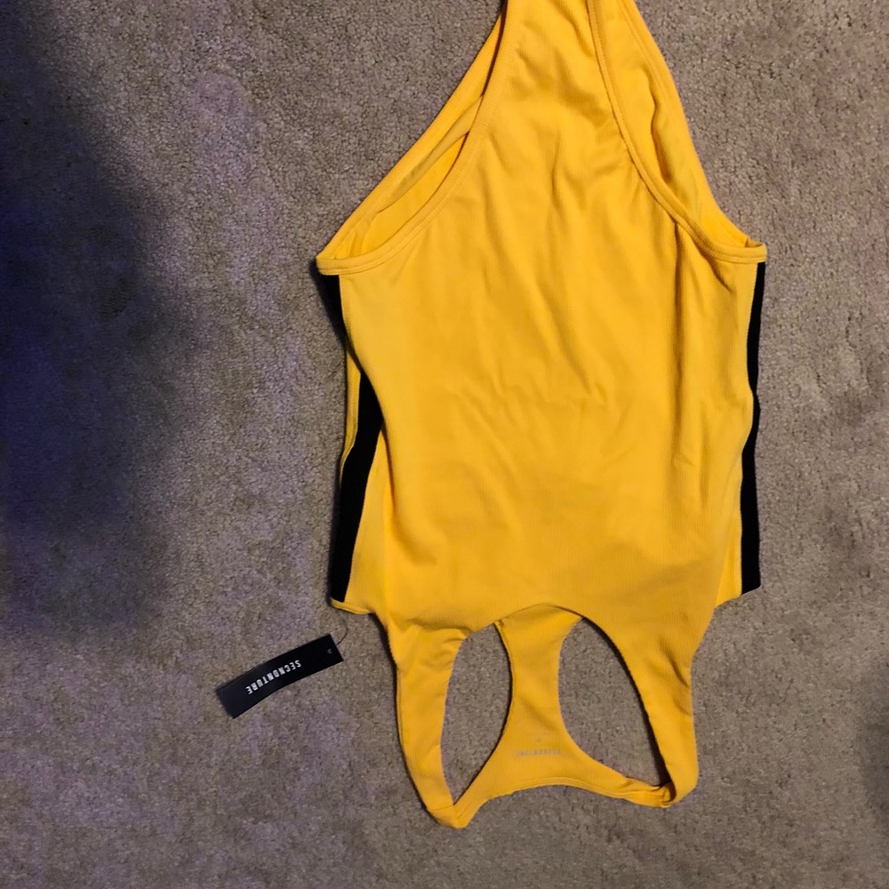 Yellow bodysuits
